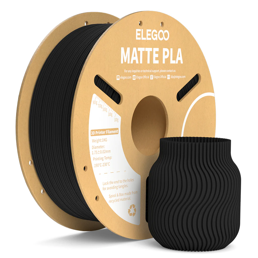 PLA Matte Charcoal | Vytlačíme3D.sk
