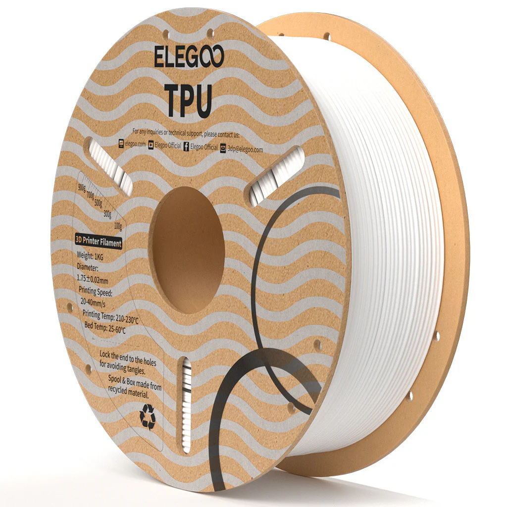 Elegoo - TPU - White | Vytlačíme3D.sk